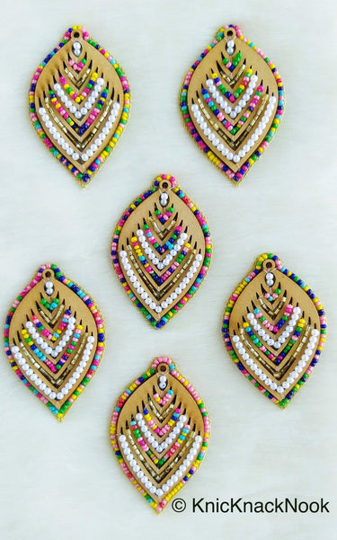 Leaf Shaped Wood Buttons